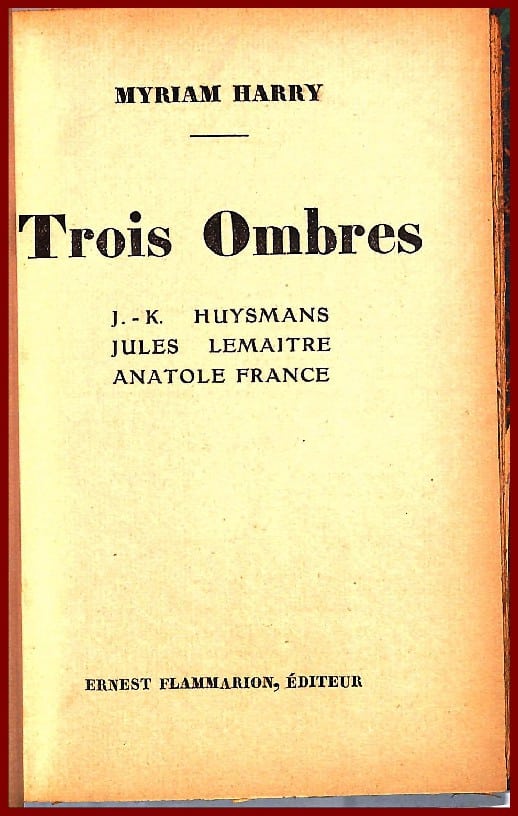 Trois Ombres