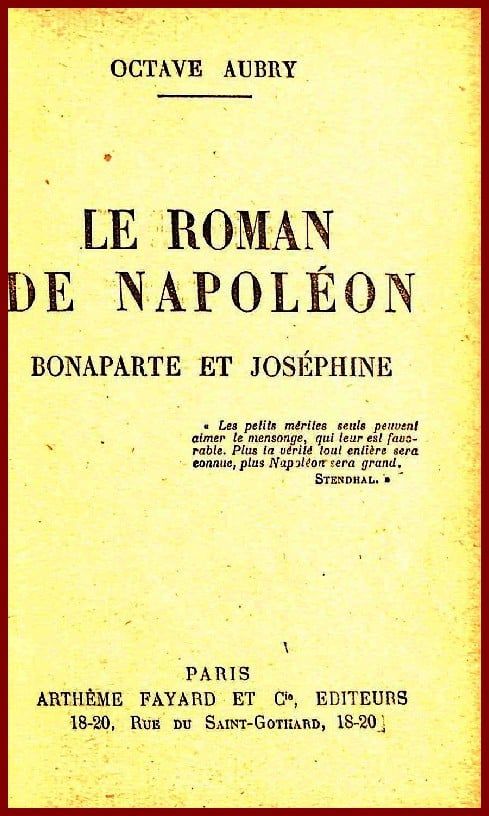 Le Roman de Napoléon