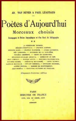 Poëtes d'Aujourd'hui