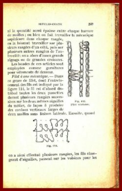Bonneterie et tricotage mécanique