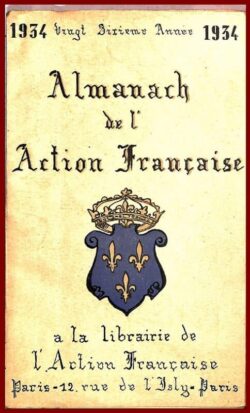 1934 - Almanach de l'Action Française