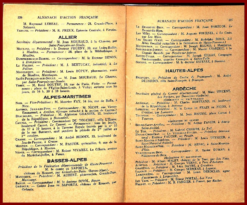 1934 - Almanach de l'Action Française – Image 4