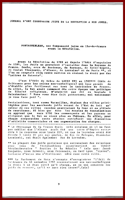 Fonatainebleau - Avon - Communauté Juive – Image 2