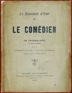 Le Comédien • La Réponse de M. Coquelin