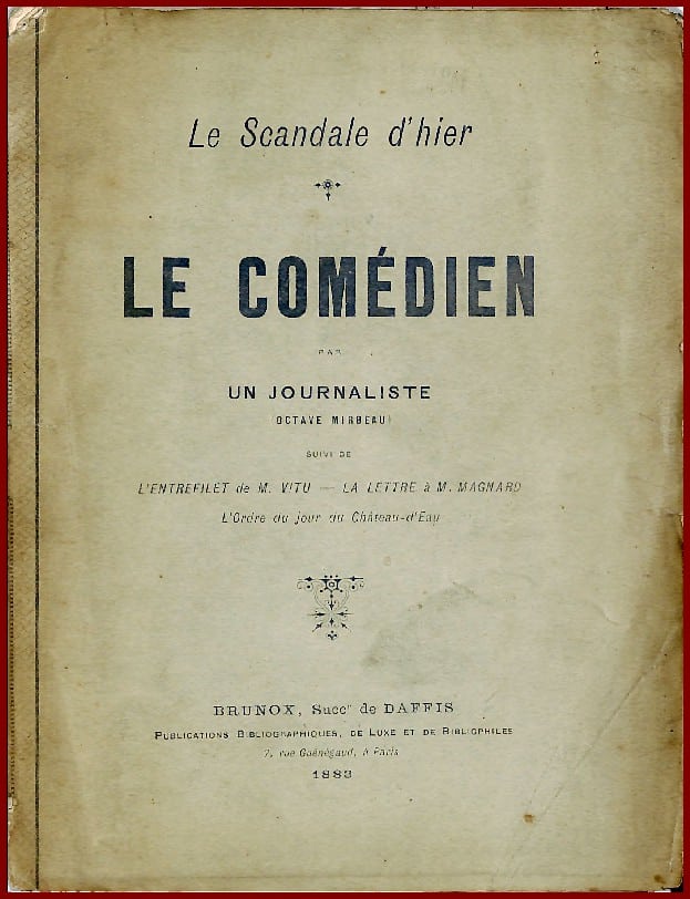 Le Comédien • La Réponse de M. Coquelin – Image 2