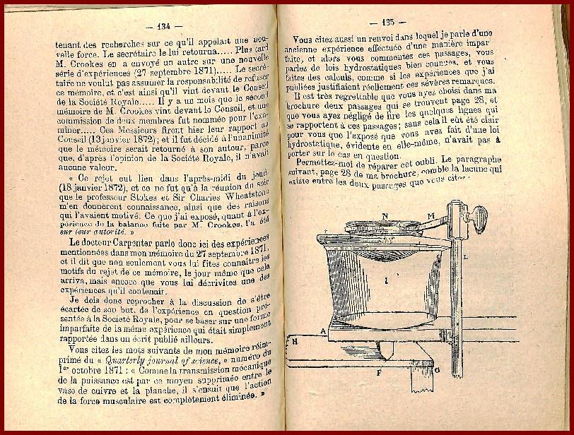 Recherches sur les phénomènes du spiritualisme