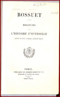 Discours sur l'histoire universelle