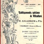 Thomery. Catalogue Etablissements de Viticulture