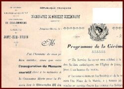 Jouy-sur-Morin - Inauguration du monument commémoratif