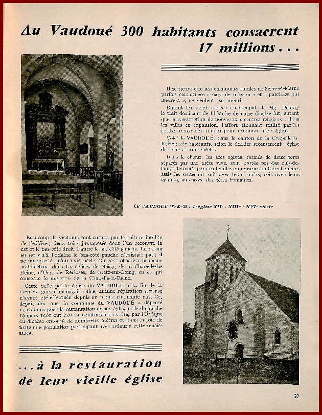 Le dept de Seine-et-Marne et ses Eglises – Image 2