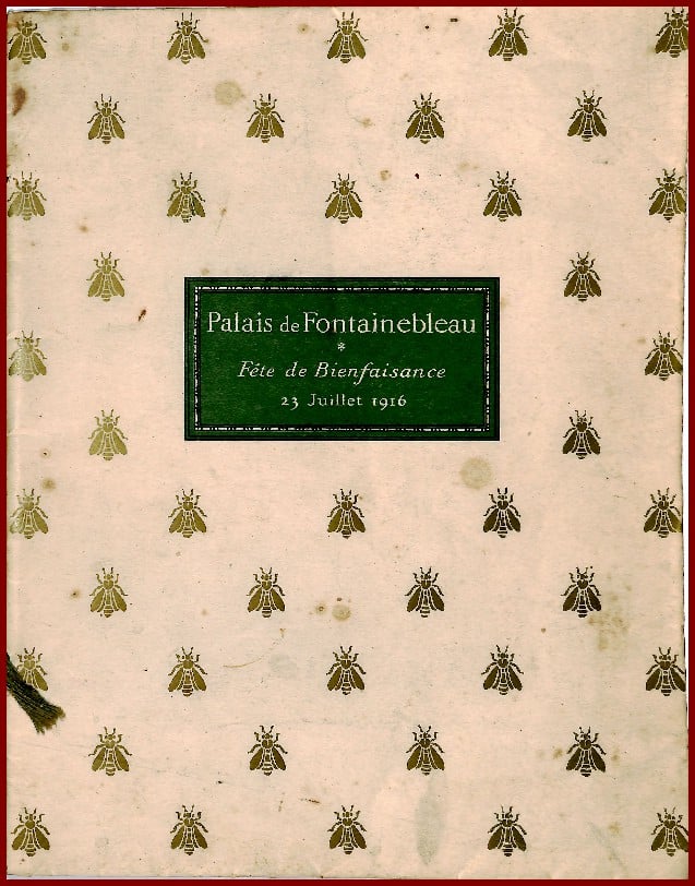 FONTAINEBLEAU - Fête de Bienfaisance 1916
