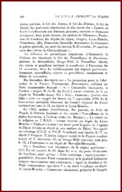 LA S.N.C.F. pendant la guerre