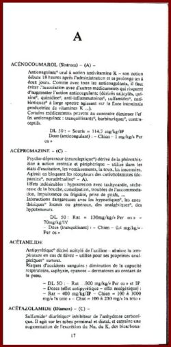 Dictionnaire Pharma-Toxicologique