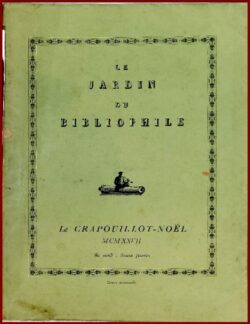 Le Crapouillot - Le Jardin du Bibliophile