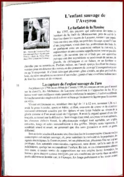 La vie quotidienne au pays de l’enfant sauvage (Aveyron)