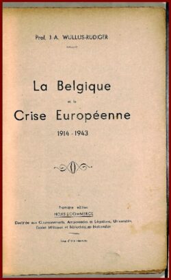 La Belgique et la Crise européenne