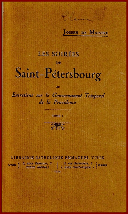 Les soirées de Saint-PETERSBOURG