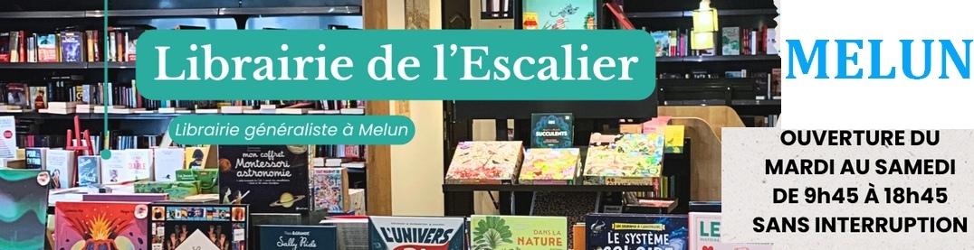 Librairie L'Escalier à Melun, 14 avenue Saint-Aspais